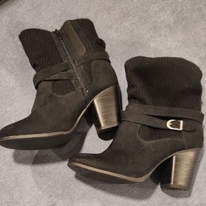 Torrid Sweater Cuff Ankle Boot